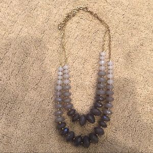 Anthropologie Statement Necklace - Grey